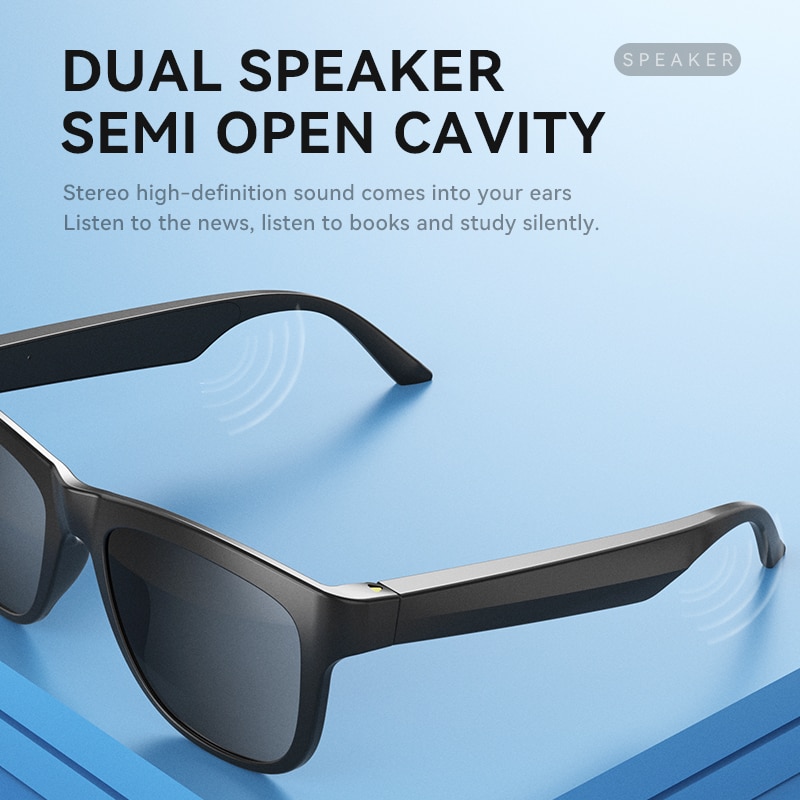 Voor Xiaomi Huawei Bluetooth Slimme Bril Audio Handsfree Call Sport Stereo Zonnebril Headsets Muziek Hd Geluid Slimme Bril