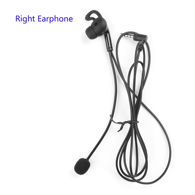 1Pcs EJEAS Referee In-ear Earphones Full Duplex For EJEAS V6 V4 Plus FBIM Intercoms 3.5mm/Type-C Optional: Red