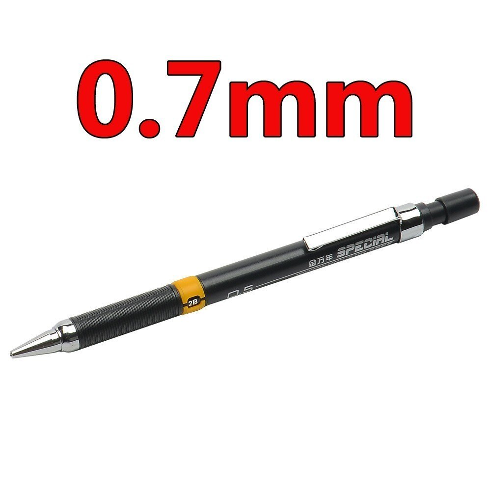 Crayon mécanique pour enfants, 0.5/0.7mm, 1 pièce, pour dessin, croquis, fournitures scolaires, papeterie: 07