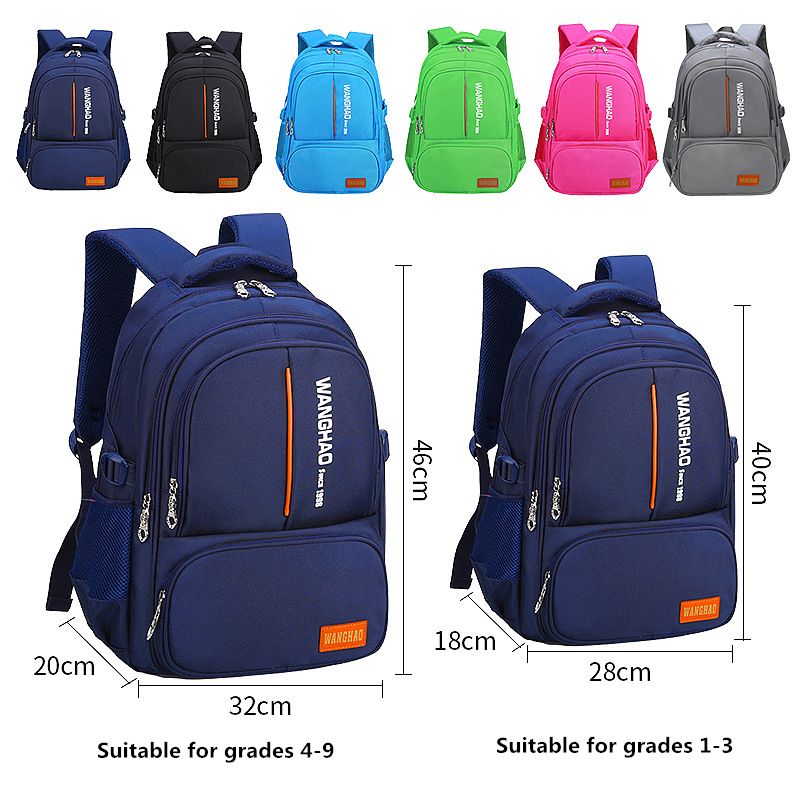 Suitable for grades 1-9 Children Orthopedic School Backpack School bags For boys Waterproof Backpacks Kids satchel Schoolbgs