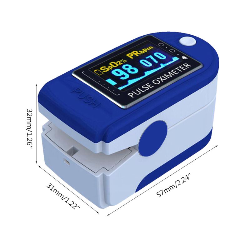 Pulsoksymeter oksygenmetningsmonitor spo 2 fingerpuls pulsoksymetre