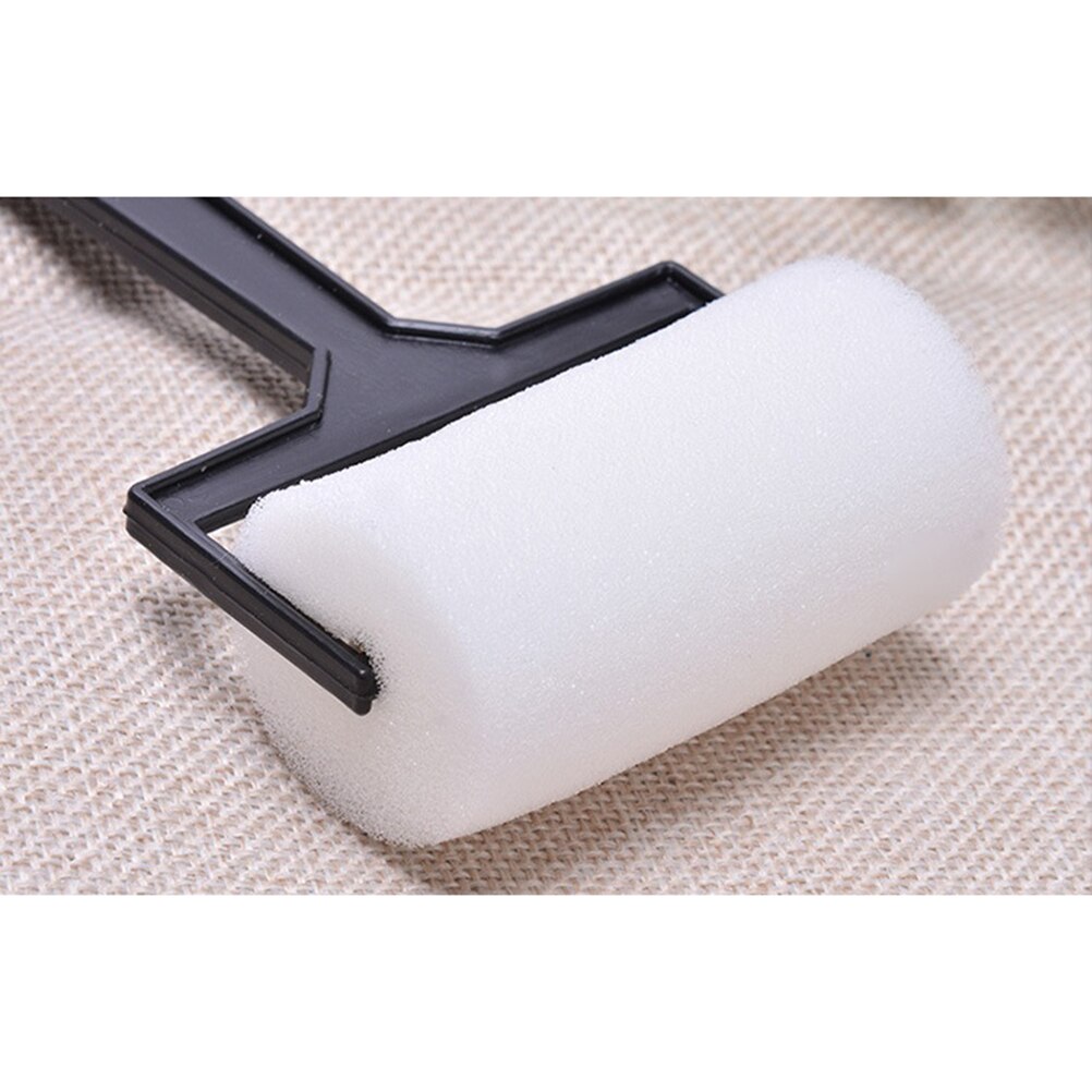 Cepillo rodillo de pintura de espuma blanca 3 uds., cepillo de esponja, herramienta de manualidades para niños, juguetes de dibujo
