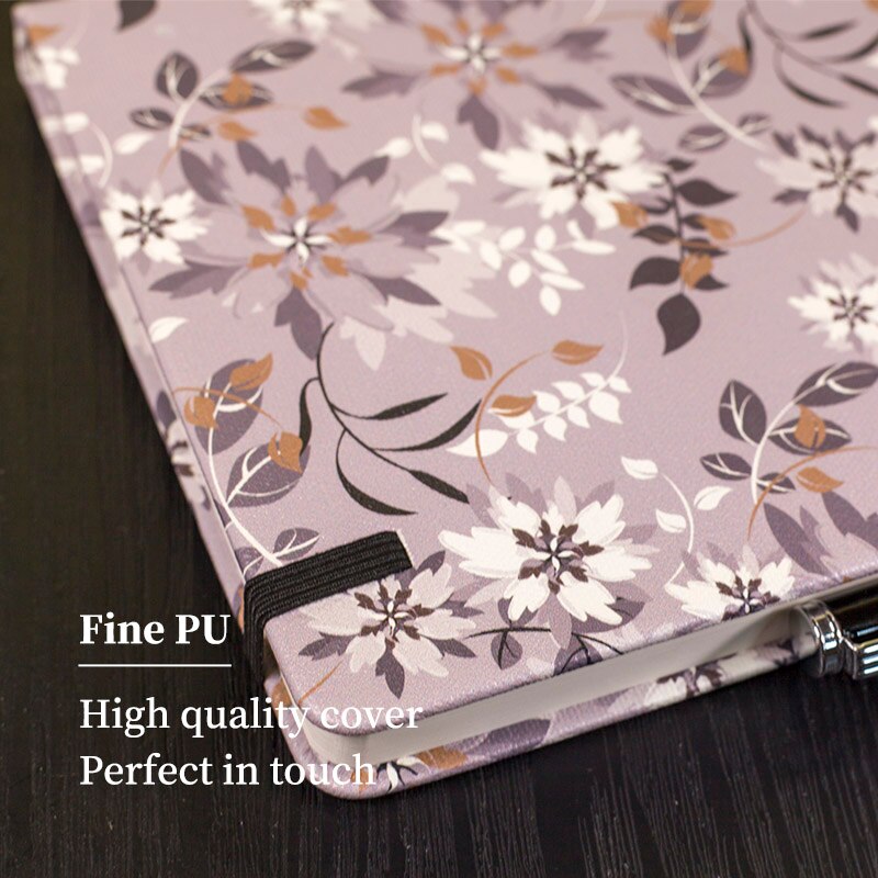 A5 Gestippelde Bullet Notebook Hard Cover 100gsm Elastische Band Dot Grid Journal Reisdagboek