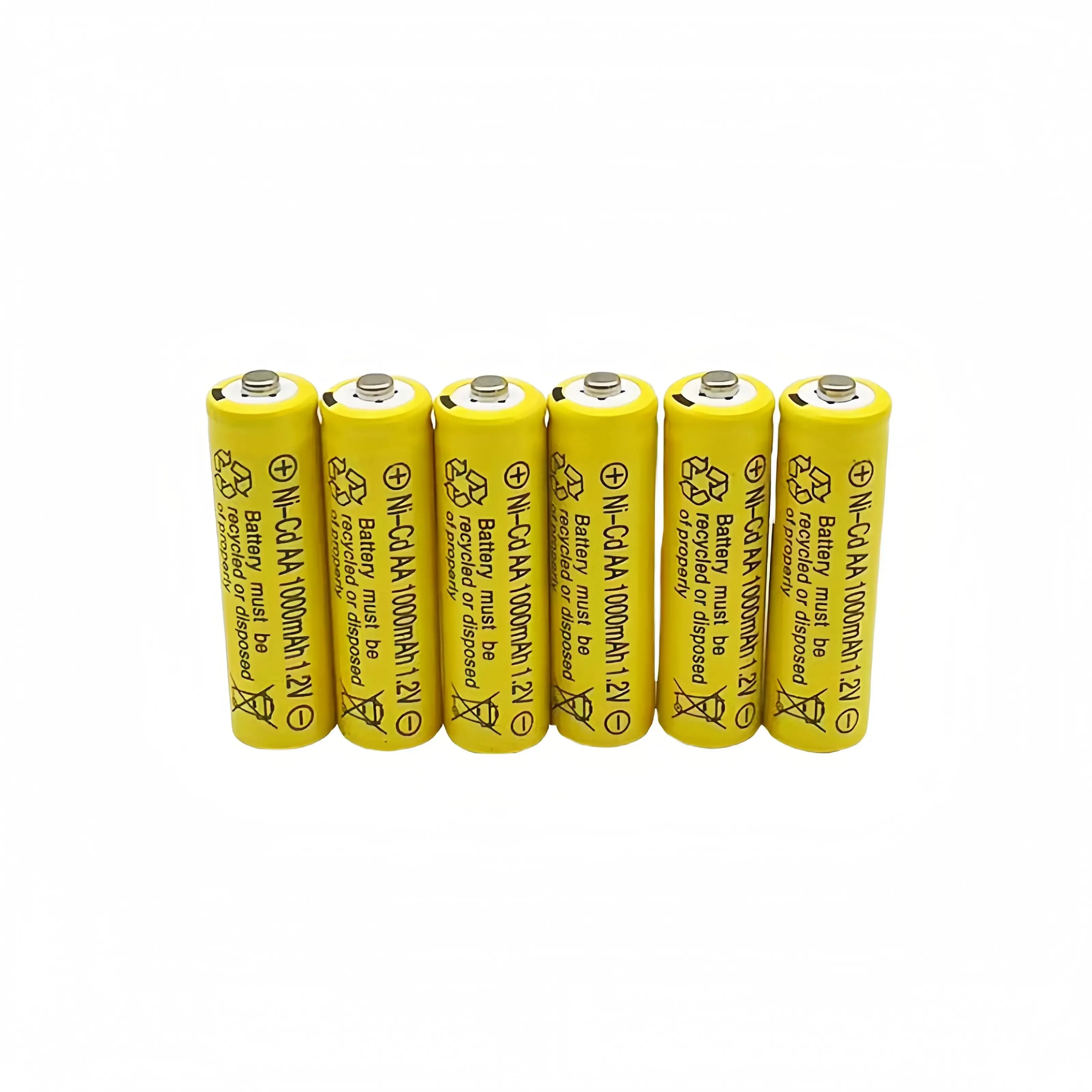 1.2V original AA 1000mAh nickel cadmium rechargeable battery, suitable for flashlight electric toys: MULTI