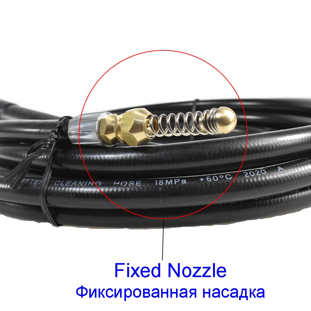 LaLeyenda 6 Meters Sewer Drain Water Extension Hose For Karcher/Nilfisk Gerni Series/Yili/ Aquatak AQT Pressure Washer