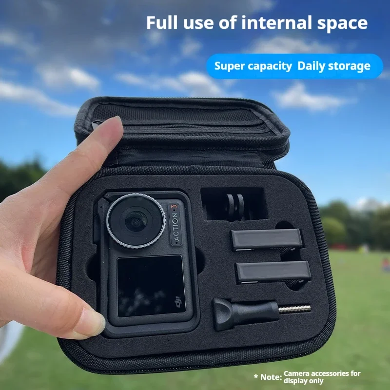 Mini draagtas Tas voor DJI OSMO Action 3 4 Reistas Camera-accessoires voor DJI Osmo Action 4 3 Opbergtas Beschermende doos