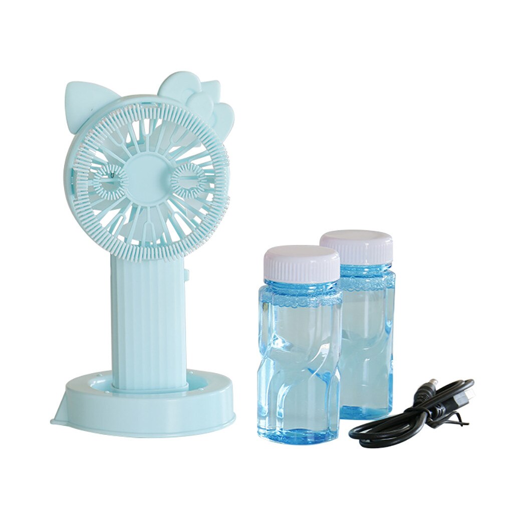 201Ml Portable Fan Bubble Machine Bubble Blower Zeepbel Blower Outdoor Kind Speelgoed Creatieve Polyporous Bruiloft Machine: F