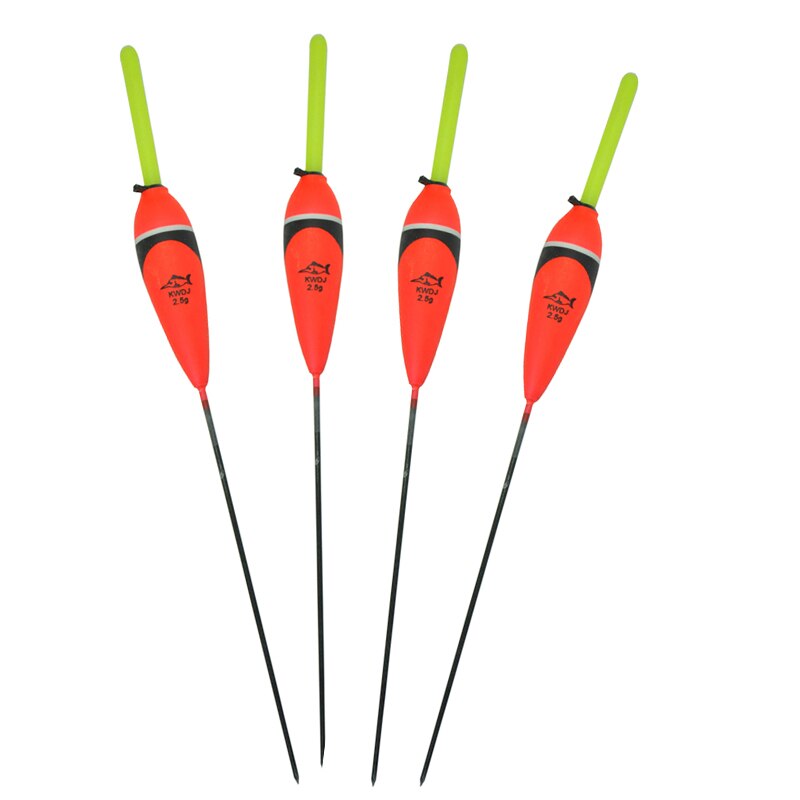 CIBO 10 unids/lote pesca Float Led Bobber palillo de La Luz Vertical boya 19cm 2,5G 3G cola larga brillante Waggler flotadores de pesca