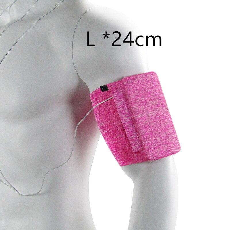 Ultra Dünne Sport Lauf Arm Band Tasche Fall Telefon Brieftasche Halter Außen Beutel Auf Hand Turnhalle Gürtel Abdeckung Für IPhone 12 11 Pro Max: pink-L