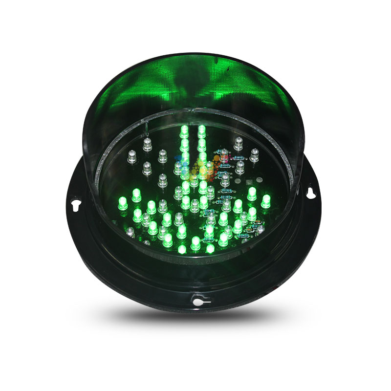 Flèche verte croix rouge 5 pouces 125MM, Signal de lavage de voiture DC 12V, Module d&#39;éclairage de signalisation de stationnement