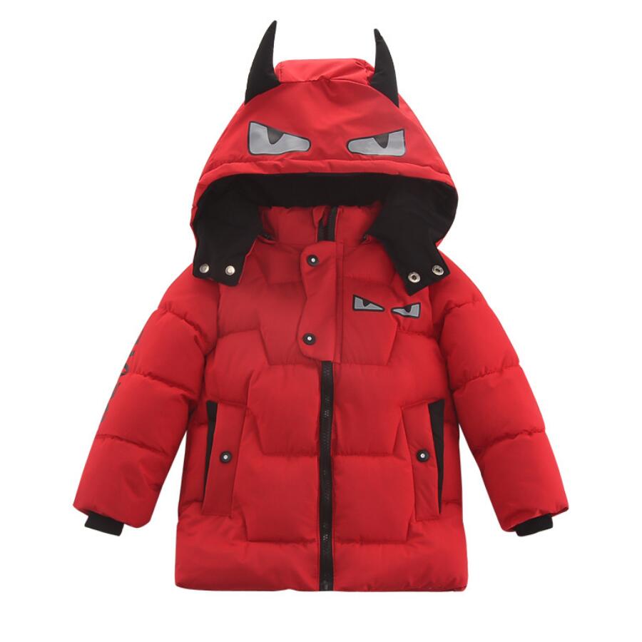 Baby Down Katoen Gewatteerde Jas Kids Warm Winter Kleding 3 4 5 6 7 Jaar Kinderen Overjas & Jassen sneeuw Wear Jongens Parka Snowsuit