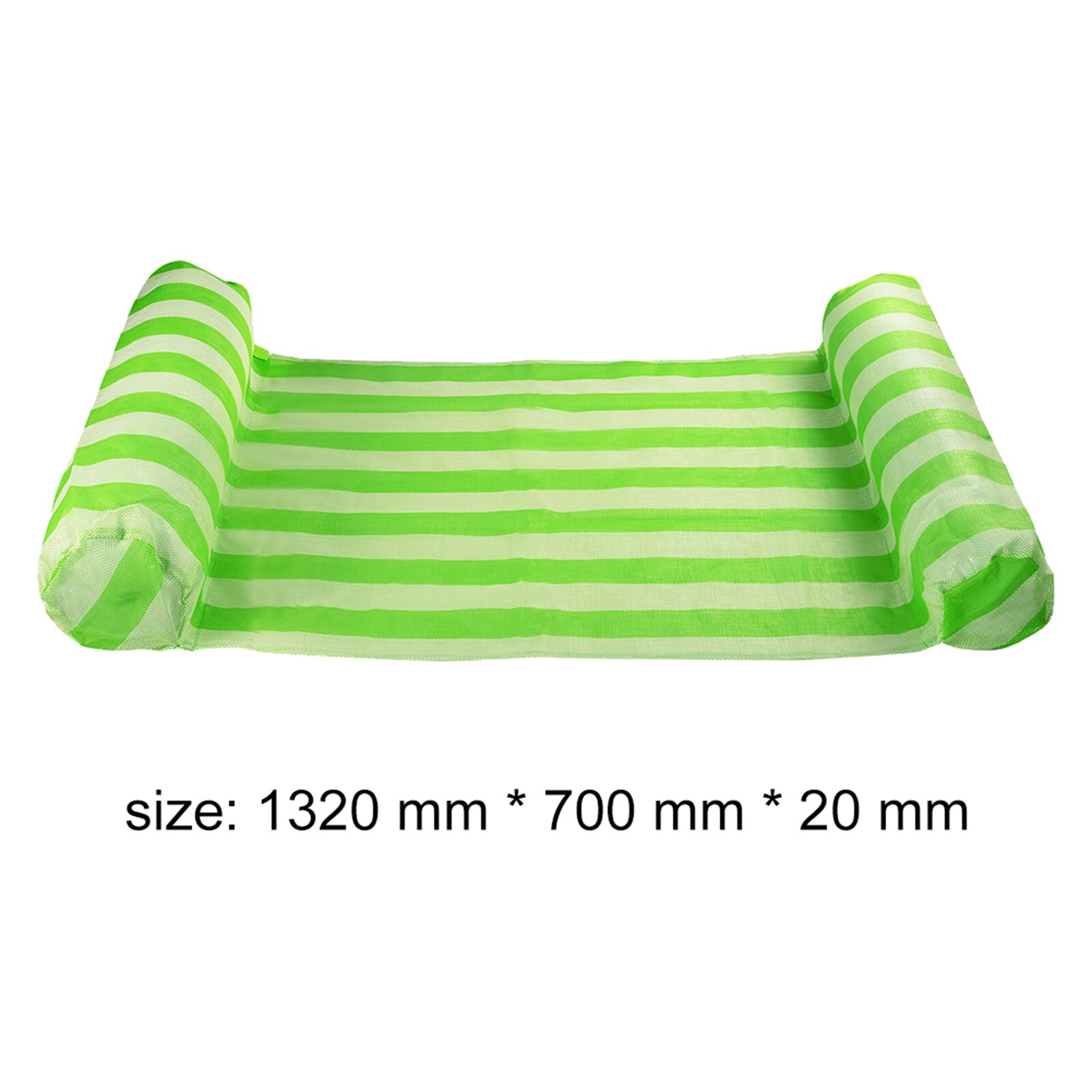 Foldable Inflatable Floating Summer Water Hammock Swimming Pool Beach Lounger Inflatable Mat Toys Floating Sleeping Cushion: a