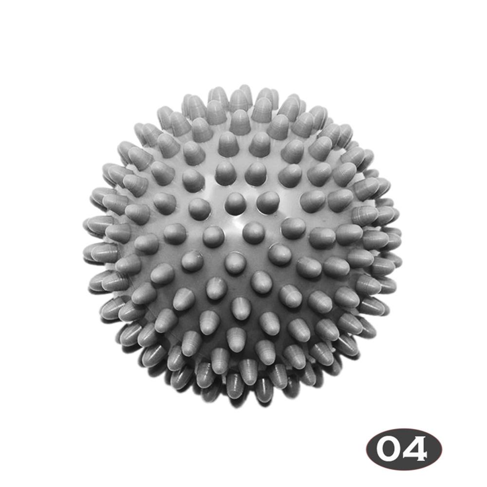 Pvc spiky massage bold udløsepunkt sport fitness hånd fod smerte stress relief fitness tilbehør muskel slappe af bolden 5 farver: Grå