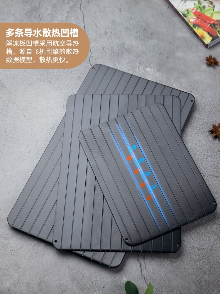 Forzen Fish Food Meat Defrosting Tray Fast Chicken Breast Serving Tray Fruit Utensilios De Cocina Thawing Plate Gadget EA6JDB