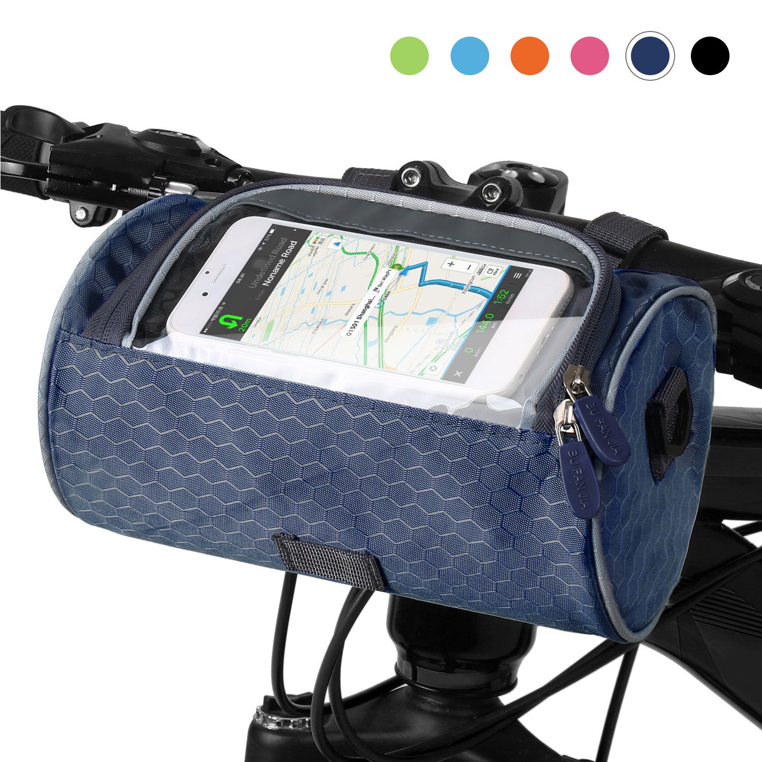 Vandtæt cykelstyrtaske cykeltasker berøringsskærm telefonholder taske pakke skuldertaske mtb cykeltasker taske