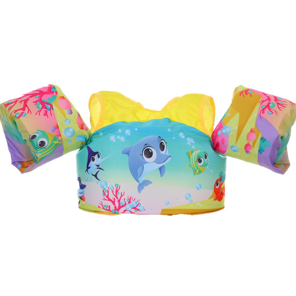 Baby Jongens Meisjes Zwemvest Cartoon Peuter Float Surfen Ring Zwembad Baby Kid Zwemmen Reddingsvest Drijfvermogen 2- 7T Veiligheid Vest: dolphin