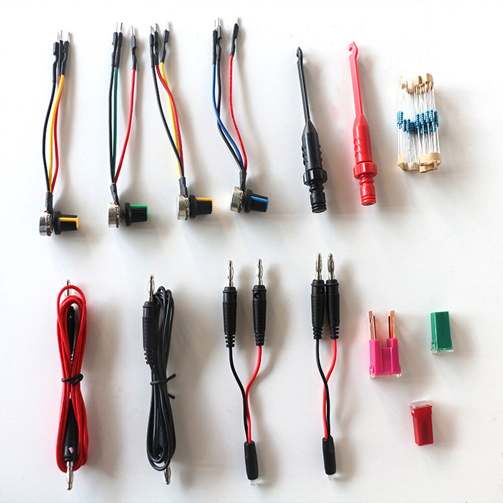 Auto potentiometer circuit lijn reparatieset auto elektricien sensor signaal simulator detector film diode signaal tester