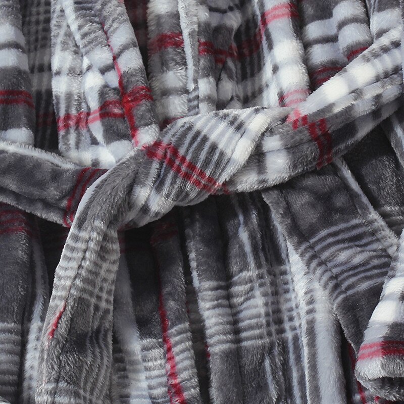 Bathrobes for men Flannel robes for winter Dressing gown
