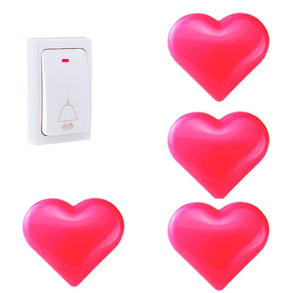 Timbre de puerta Digital inalámbrico con luz Led, timbre de puerta remoto, sin necesidad de batería, resistente al agua, AC110-250V: Verde