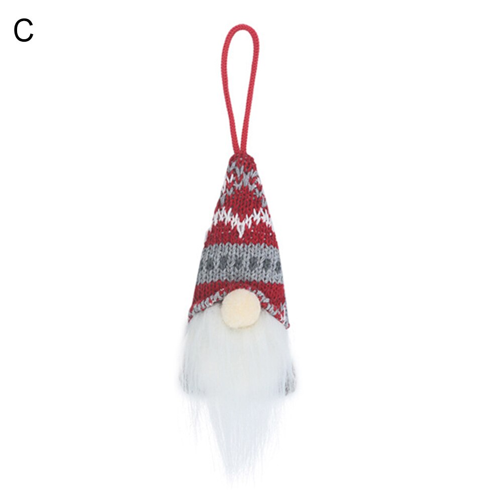 Kerst Gnome Santa Faceless Pop Opknoping Hanger Leuke Hoed Decoratie Kid: C