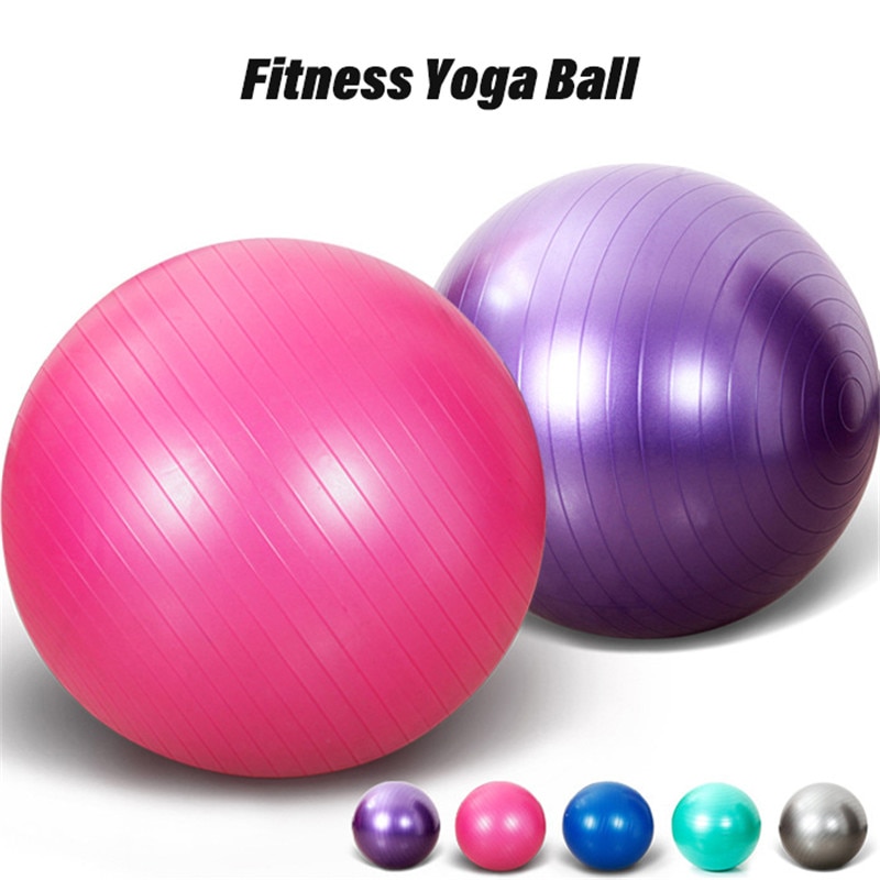 Yoga Ball Diameter 55CM Fitness Ball Matte Explosion-Proof Environmental Protection Thickening Health And Fitness Exercise Ball