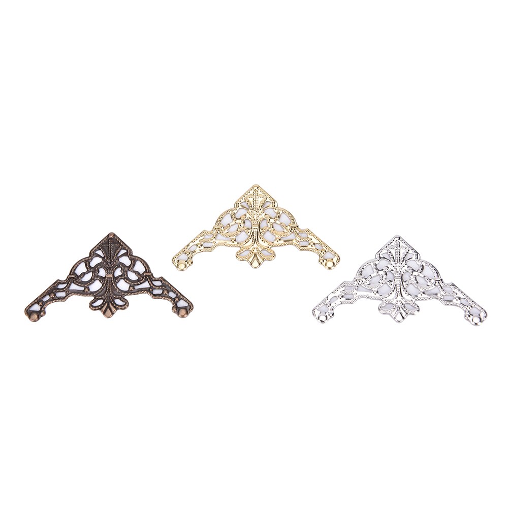 12Pcs Metal Corners For Books Scrapbooking Photo Albums Book Scrapbook Corner Protector Cover Menus Corner Protectors Crafts DIY
