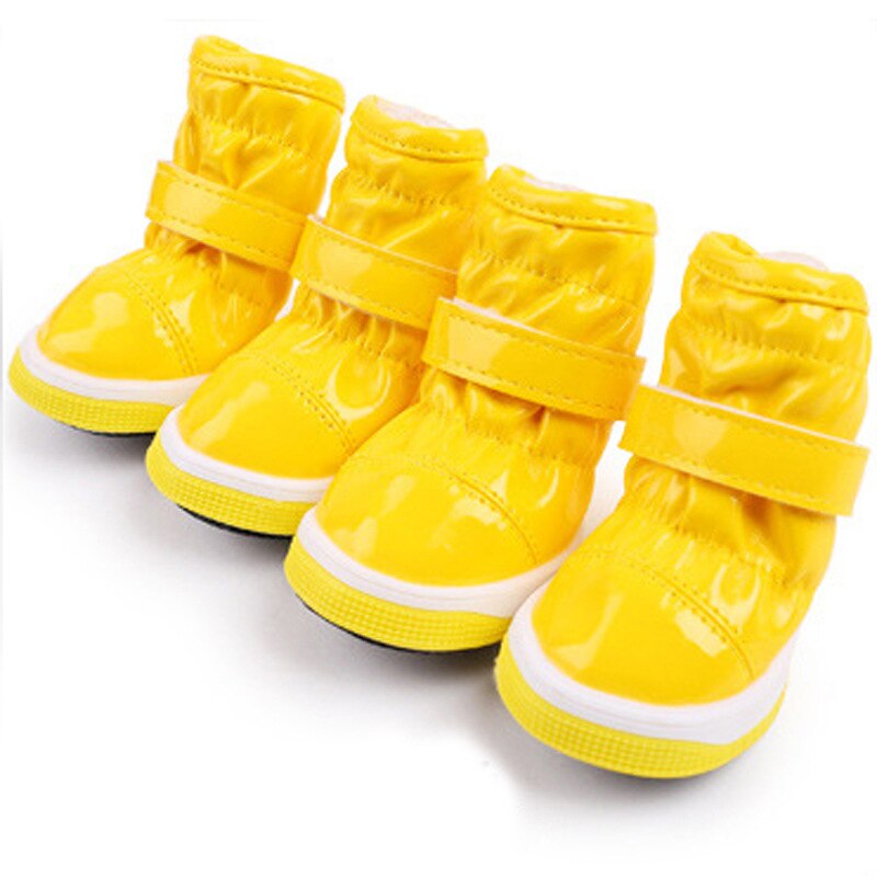 Winter Pet Dog Shoes for Small Dogs Warm Fleece Puppy Waterproof Snow Boots Chihuahua Yorkie Products