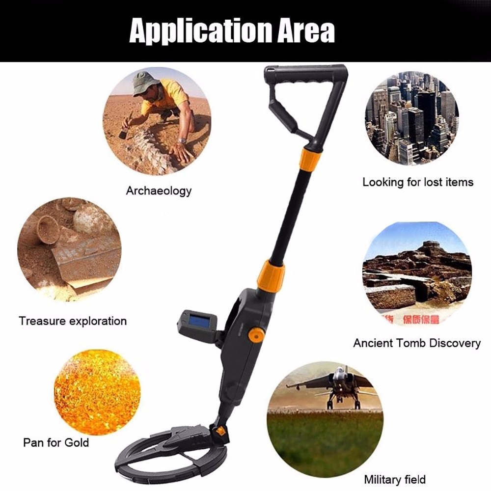Kid Metal Detector Underground Beach Searching Gold Finder Treasure Digger Kit Hunter Mine Scanner Search Outdoor Tool Detecting