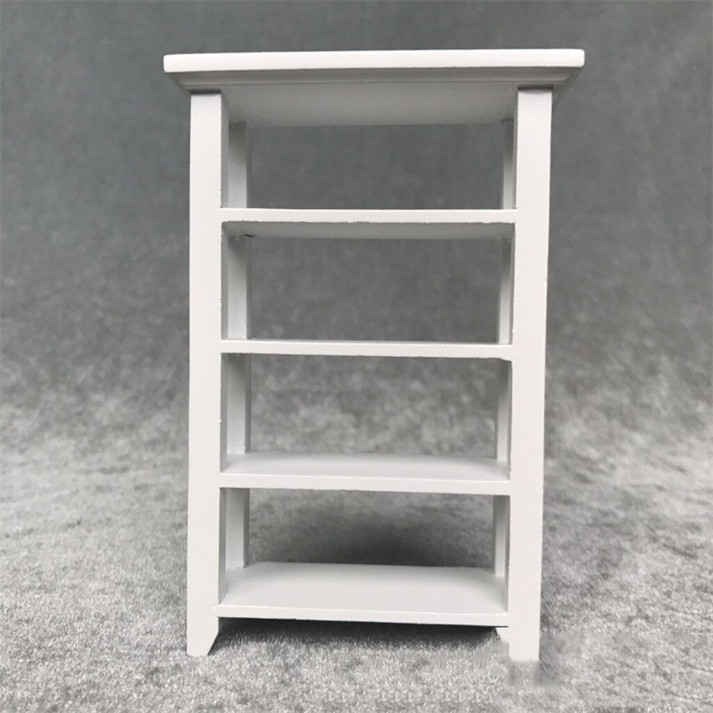 1/12 Dollhouse Miniature Mini Wooden Coffee Table Simulation End Table Furniture Toys for Doll House Decoration Accessories#4: E