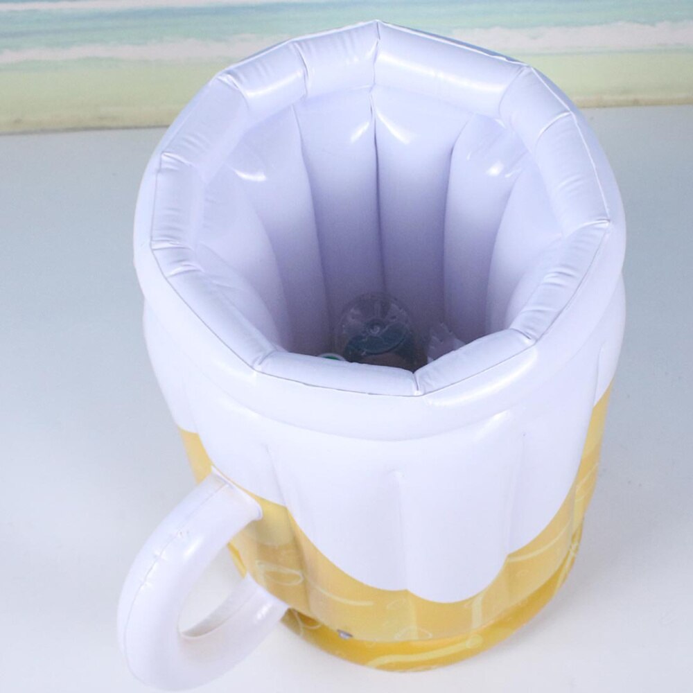 1PC Inflatable Beer Ice Bucket Thickening Beer Storage Container Serving Beer Ice Barrel Outdoor Beer Ice Bucket for Beach Store
