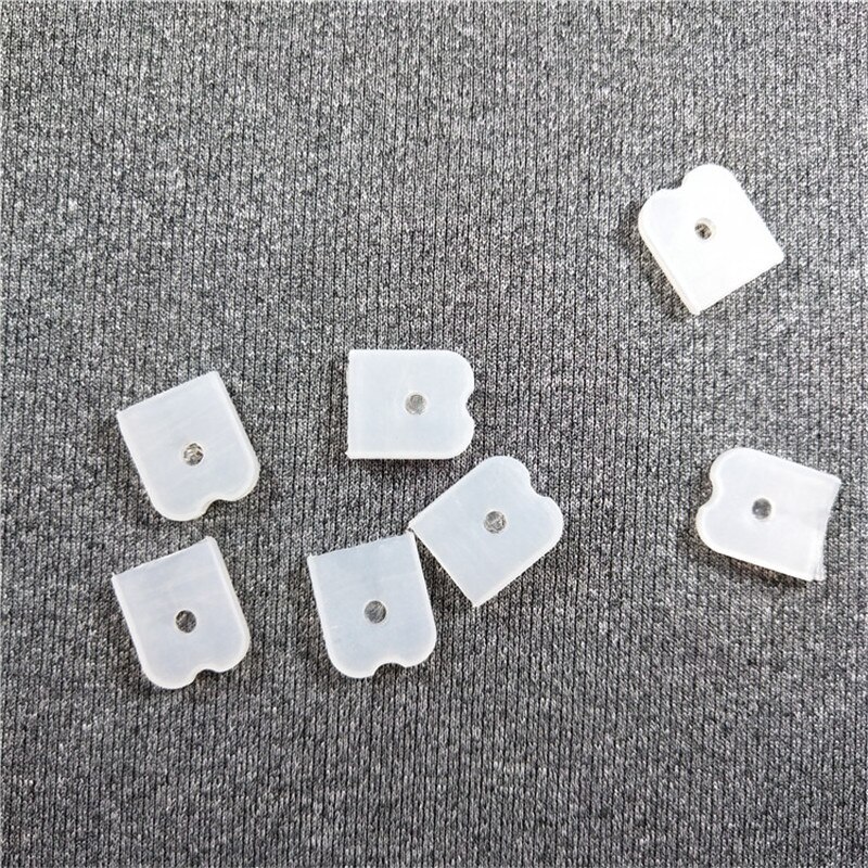 100 Pieces Plastic Boning Rubber End Caps 6mm 8mm 12mm: Clear / 12mm