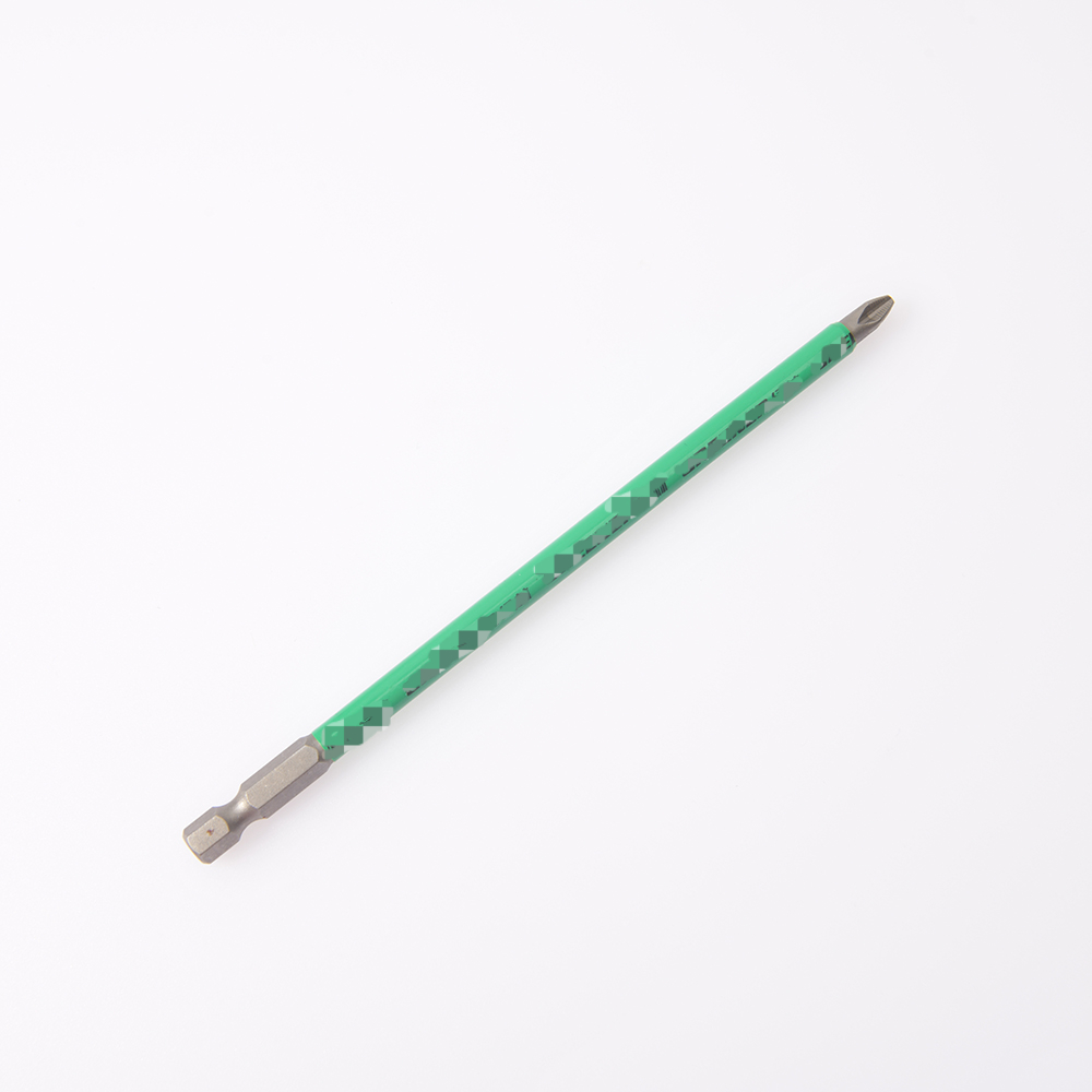 1Pc 90Mm 150Mm Anti-Slip Kruis Sterke Magneet Elektrische Schroevendraaier Bit, Bit, Schroevendraaier Bit: Black
