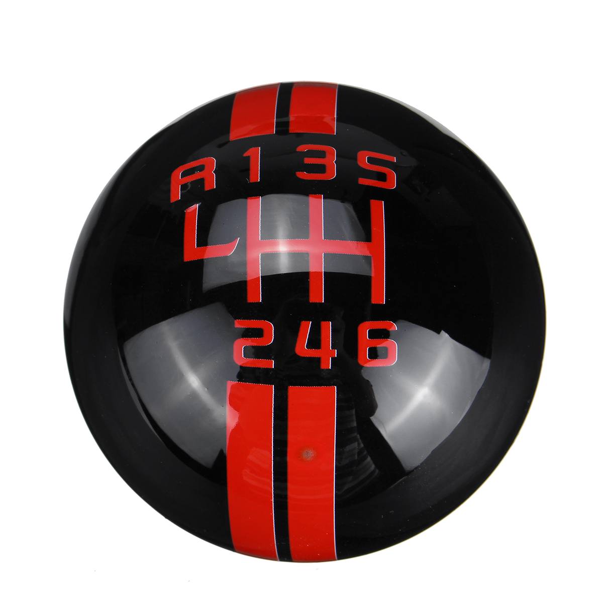 Universele 6 Speed Pookknop Voor Ford Voor Mustang Voor Peugeot Voor Mercedes Auto Pookknop 6 Speed: Black red labe