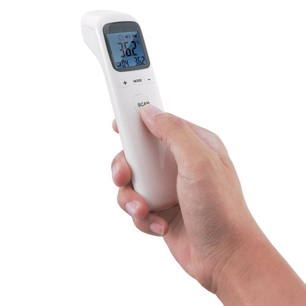 Handheld Infrared Thermometer Non-Contact Digital Forehead Thermometer LCD Backlight Infrared Temperature