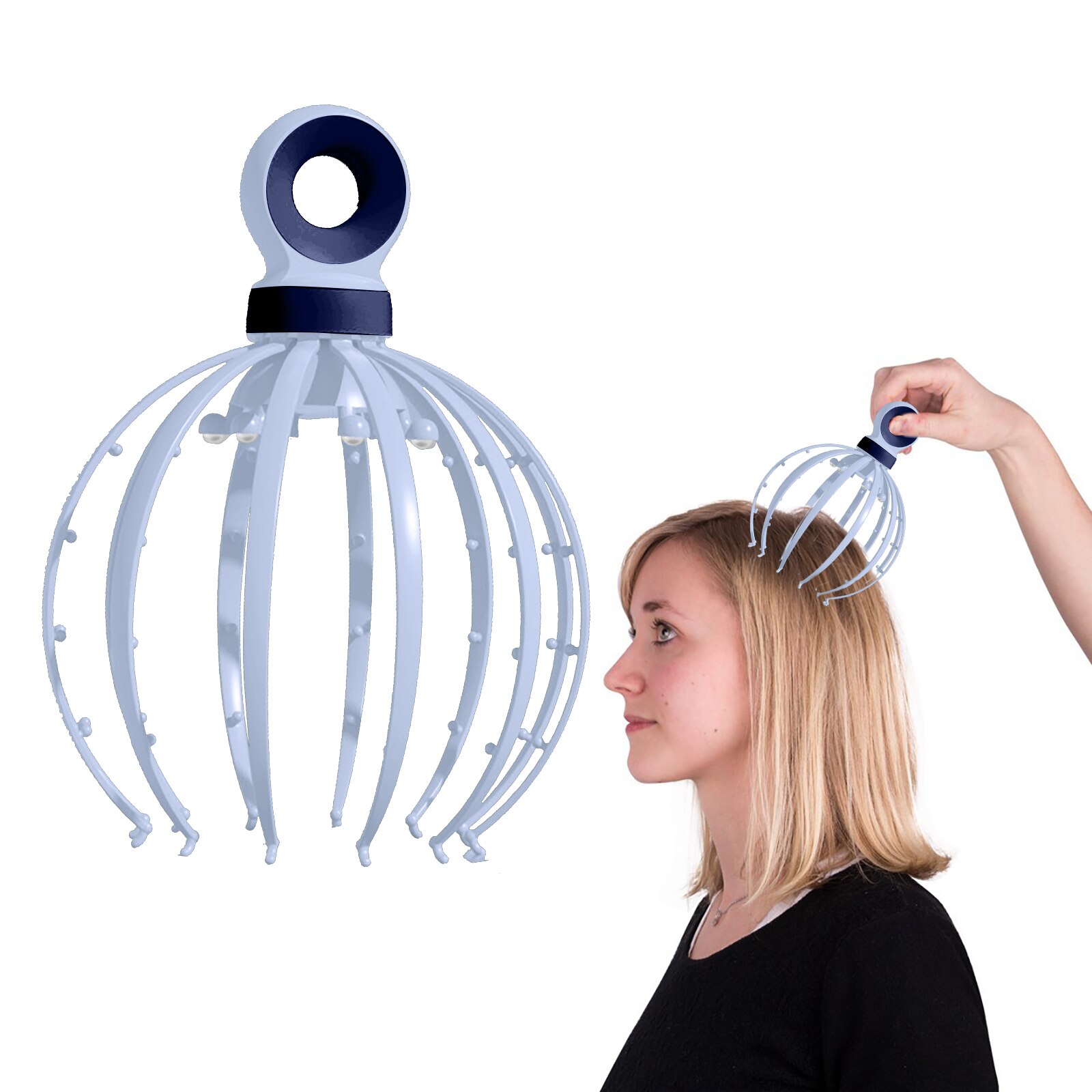 Head Neck Scalp Massage Massage Octopus Neck Massage Equipment Stress Relax For Headache Relief Scalp Stress Relax