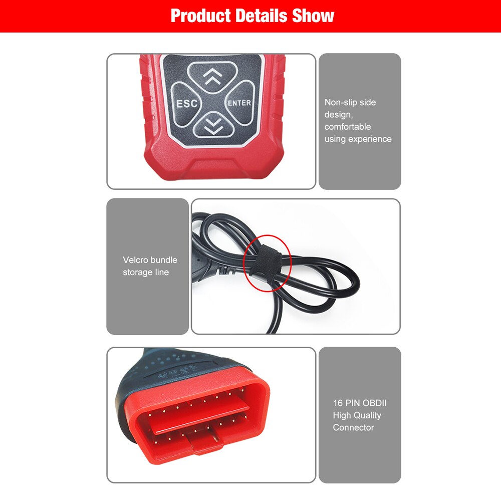 KONNWEI KW310 Obd2 Car Diagnostic Tools Automotive Scanner OBD 2 Engine Analyzer Code Reader Vehicle CAN Obdii Scan Tool tester