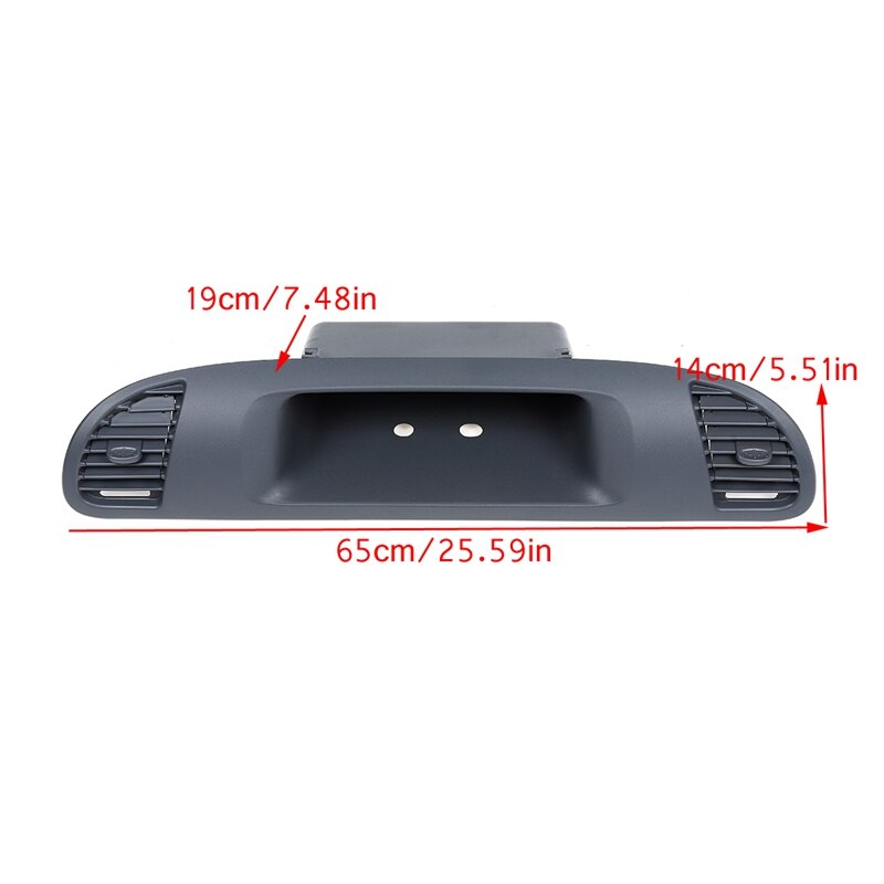 Car Shelf Passenger Compartment with Air Vent Hood for Mercedes for Benz Sprinter Cdi 1999-2006 Instrument Panel Outlet 90168016