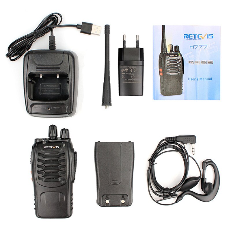 2PCS Retevis Zivile nutzung Walkie Talkie Handliche Zwei-Weg Radio Station Transceiver Communicator Ham Radio Communicator
