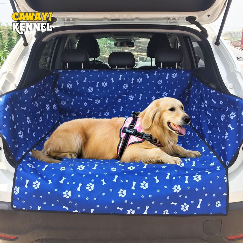 Cawayi Kennel Waterdichte Pet Carriers Hond Auto Seat Cover Terug Kofferbak Mat Carrying Voor Honden Katten Transportin Perros Autostoel Hond