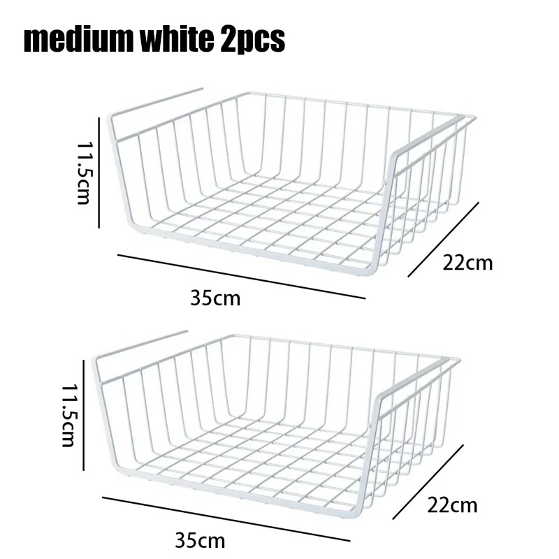 Kitchen storage rack dormitory storage artifact hanging layered seasoning hanging basket hanging cabinet bottom hanging rack: MULTI