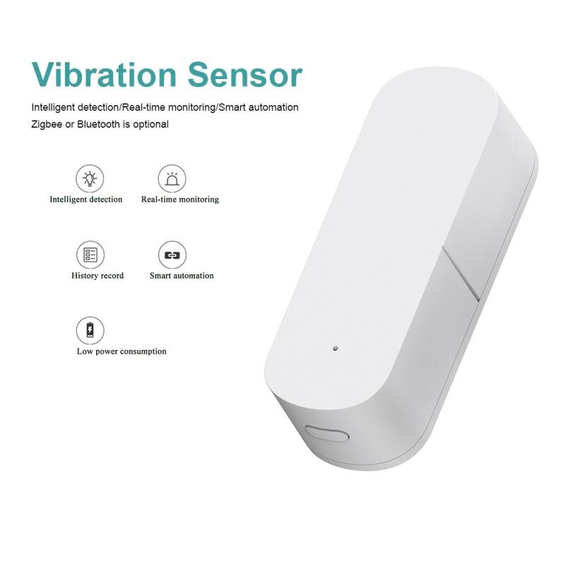Zigbee Smart Vibration Sensor Smart Detection Alarm Home Security System SmartLife Control Smart Detection Alarm