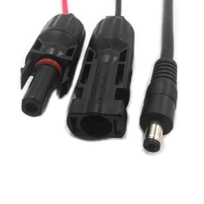 DC5521 Solar Panel Connector Solar Inverter Connector Solar Power Supply DC5.5x2.1mm Plug Adapter Cable 1.5m 14AWG