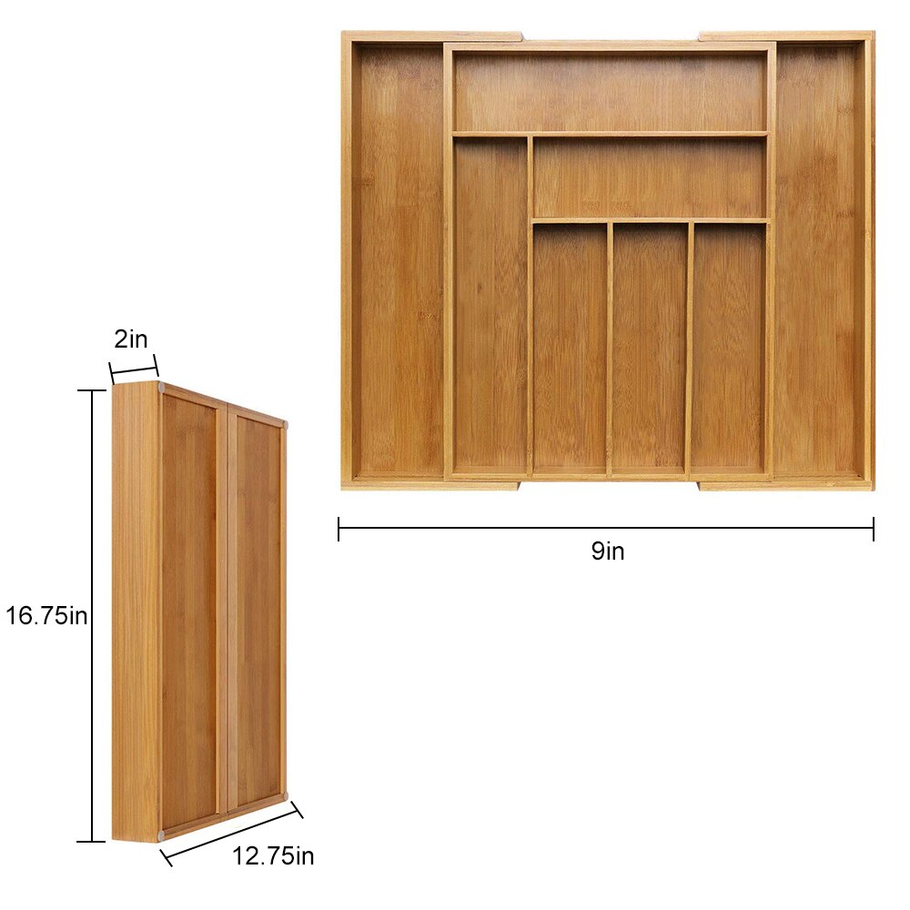 Expandable Drawer Organizer Tray Spoon Cutlery Separation Finishing Storage Box Cutlery Organizer Kitchen Accessories Organizer