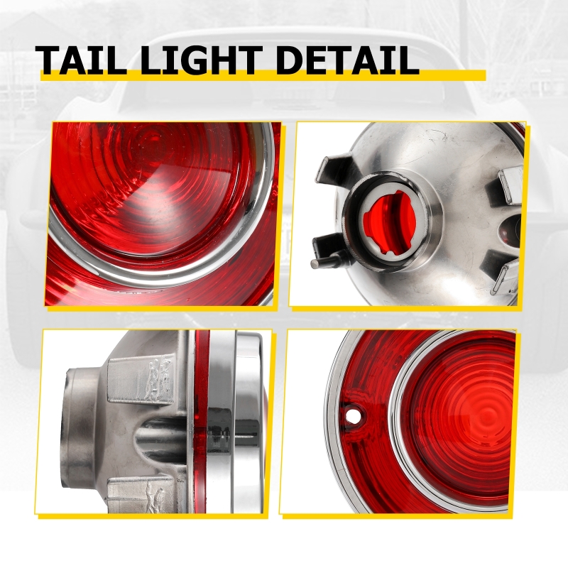 4 Teile/satz Auto LED Rücklicht Rücklicht Bremse Hinten Licht für Korvette C3 1975-1979 (ohne Glühbirnen)