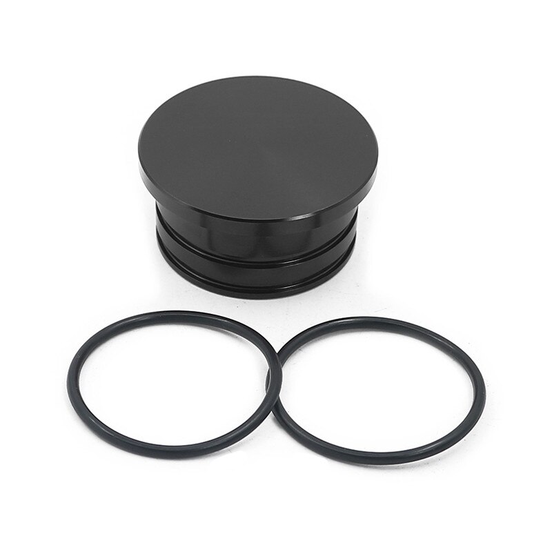 Dewhel Billet Turbo Mouth Piece Resonator Plug and O ring Cover Cap For Chevy 2004.5 Duramax Diesel LBZ LLY LMM