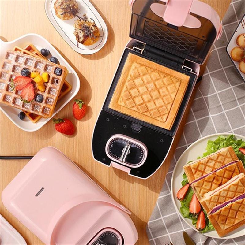 650W Electric Waffles Maker Iron Sandwich Maker Machine Bubble Egg Cake Oven Breakfast Waffle Machine 220V EU Plug