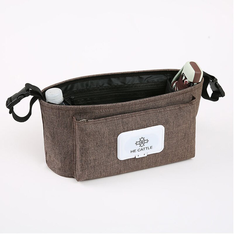 Simple Maternal Stroller Bag Baby Organizer Stroller Accessories Hook Trolley Bag Mommy Handbags Baby Stroller Organizer