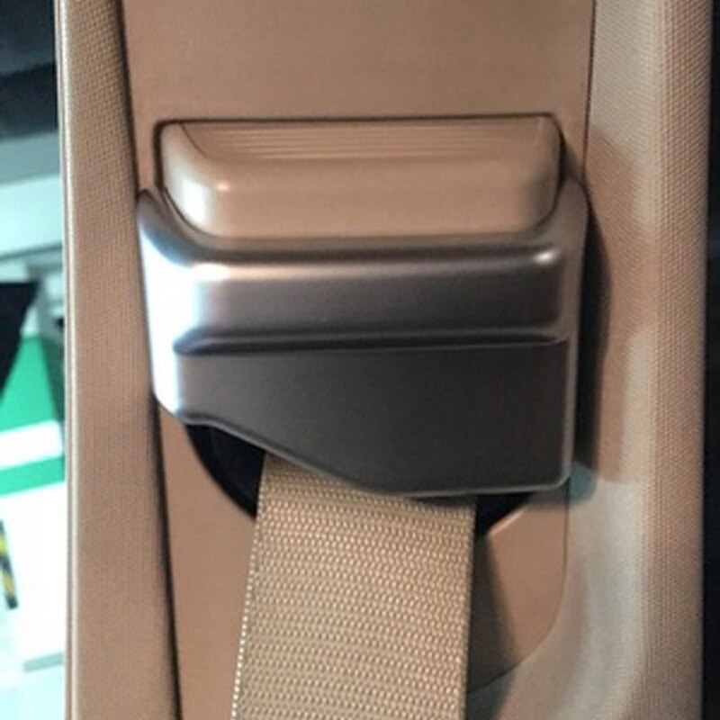 Matte chrome cinto de segurança capa guarnição para mercedes benz classe e w212 w213 10-17 s w222 14-17 cls classe 12-17 carro-estilo