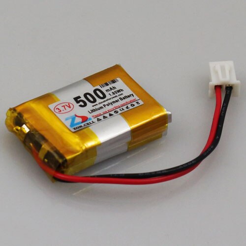 500mAh 402030*2 3.7V in polymer battery alarm recorder Rechargeable Li-ion Cell