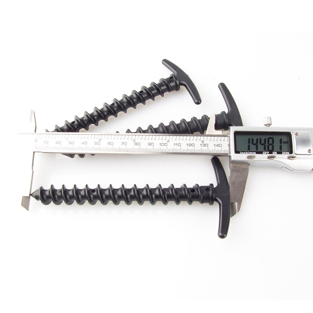 10pcs/Pack Outdoor Camping Trip Tent Peg Ground Nails Screw Stakes Pegs Beach Tent Stakes Pegs Pins Tent Accessories